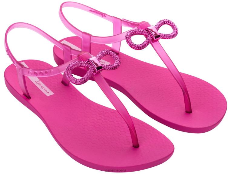 calzado 42F0X111 mujer rosa Ipanema sandalia belle con lazo