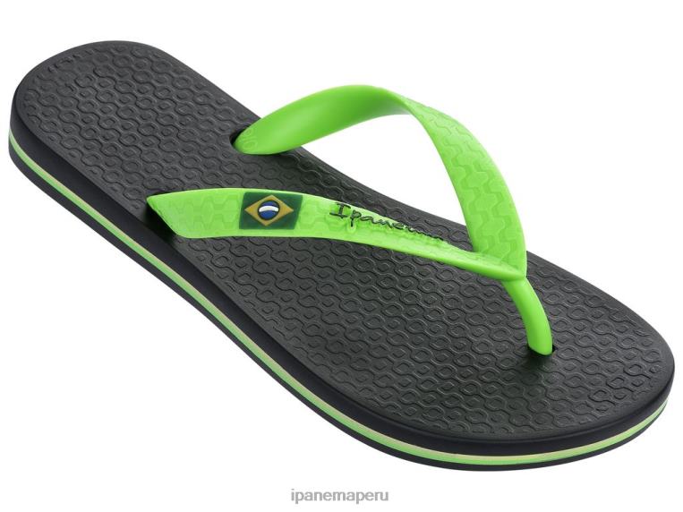 calzado 42F0X349 niños verde negro Ipanema k clasico brasil 21